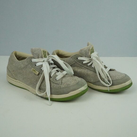 Simple Eco Sneaks Canvas Low-Top Sneakers Grey Green Size US 6.5 - Picture 8 of 15